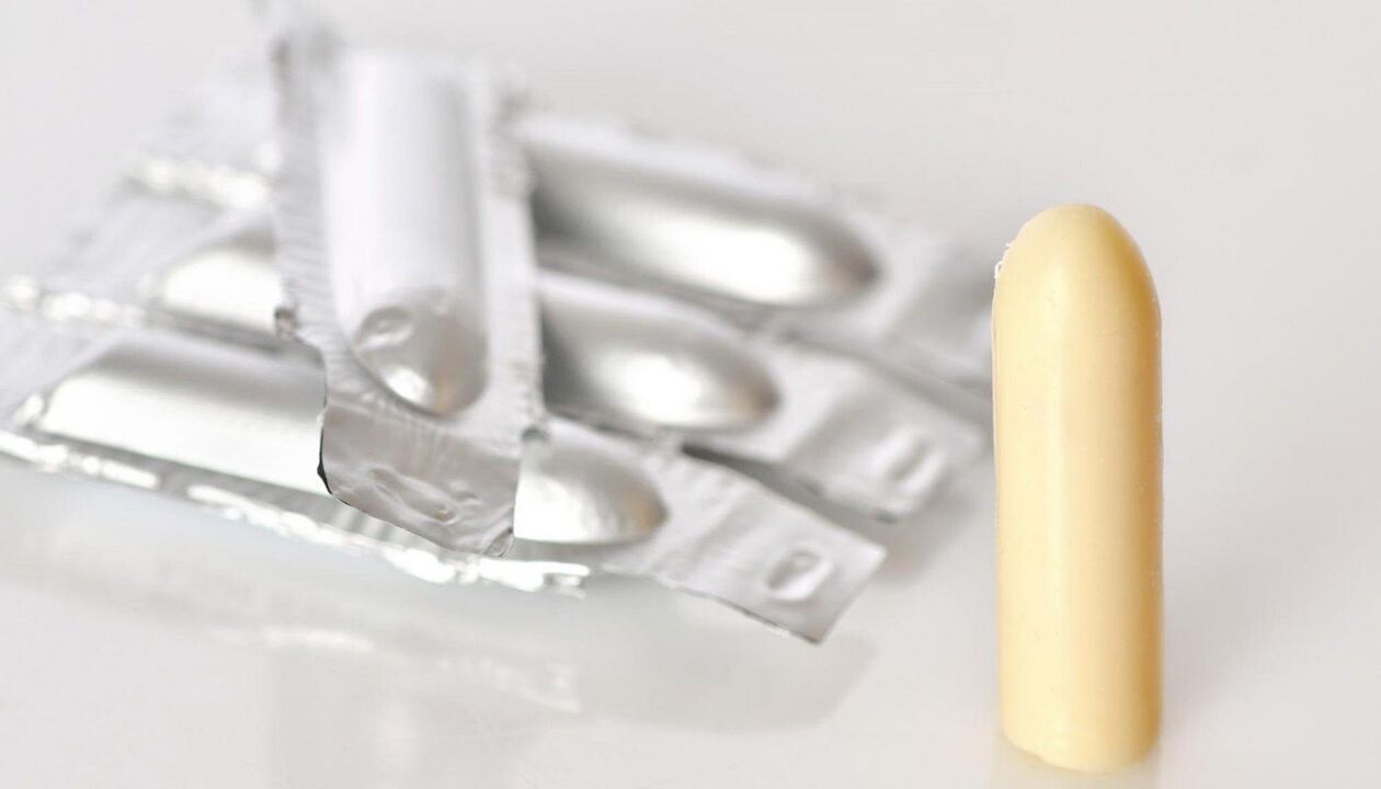 supositorio rectal para prostatite
